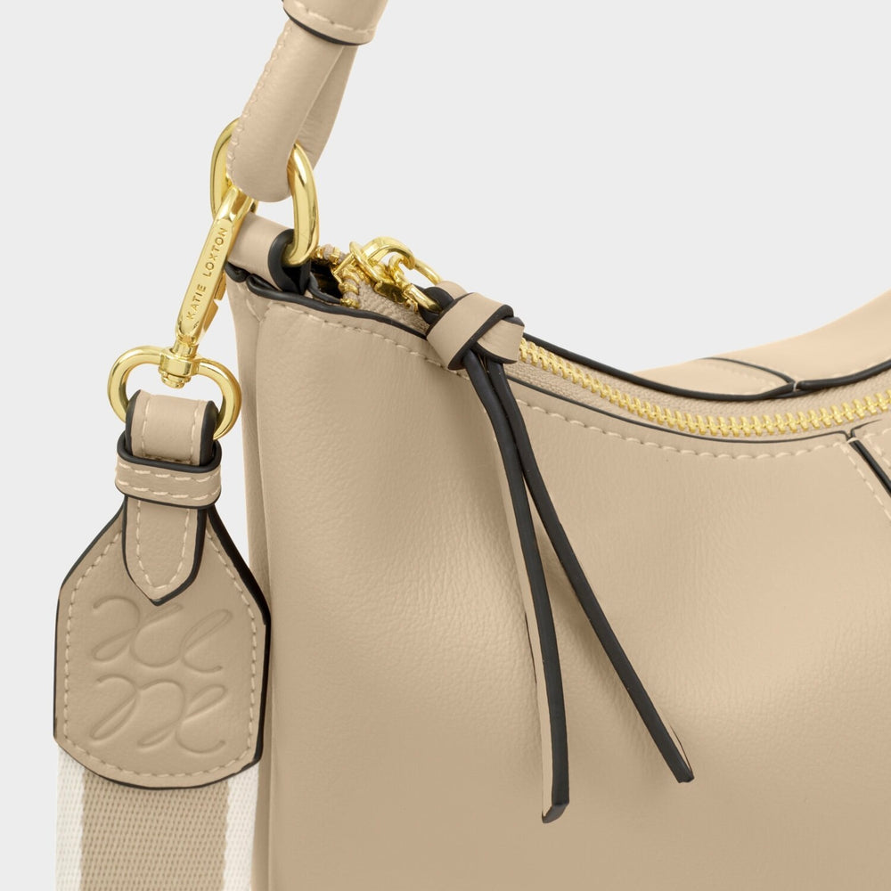 Katie Loxton | Hallie Light Taupe Satchel Bag