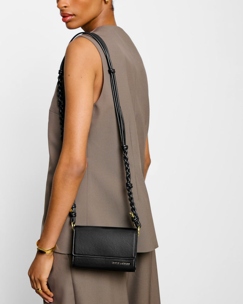 Katie Loxton | Arden Black Mini Crossbody Bag