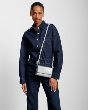 Katie Loxton | Arden Silver Mini Crossbody Bag
