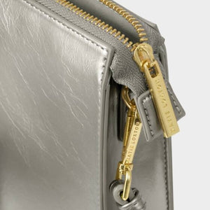 Katie Loxton | Avery Pewter Slim Crossbody Phone Bag