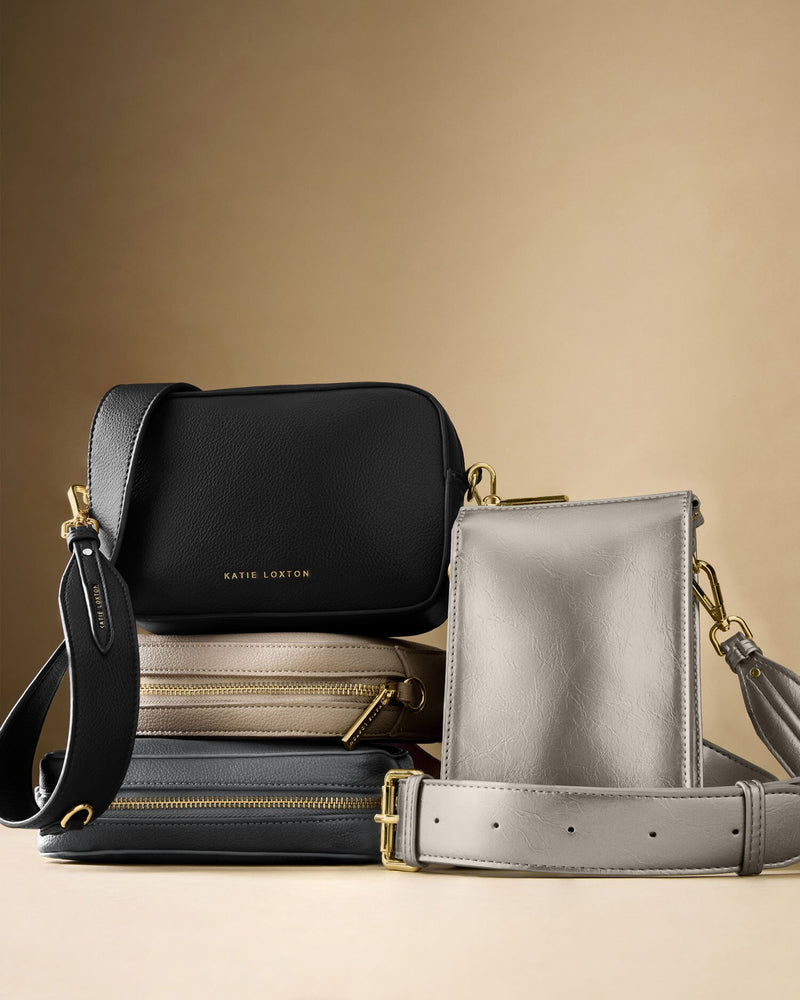 Katie Loxton | Avery Small Black Crossbody Bag