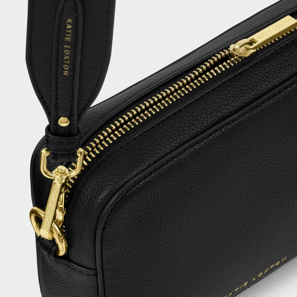 Katie Loxton | Avery Small Black Crossbody Bag
