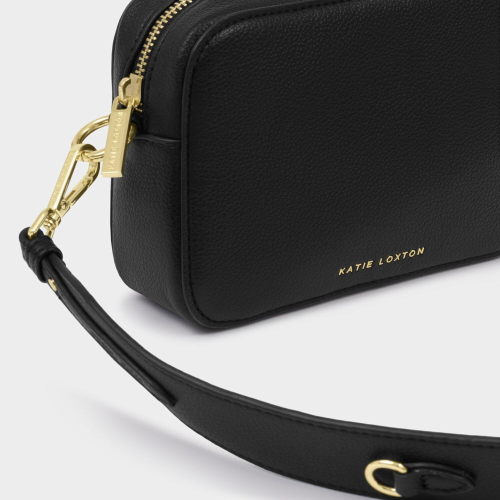 Katie Loxton | Avery Small Black Crossbody Bag