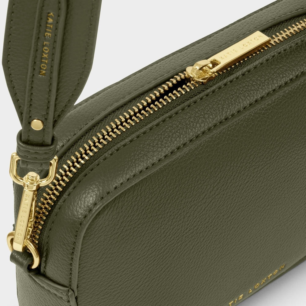 Katie Loxton | Avery Small Khaki Crossbody Bag