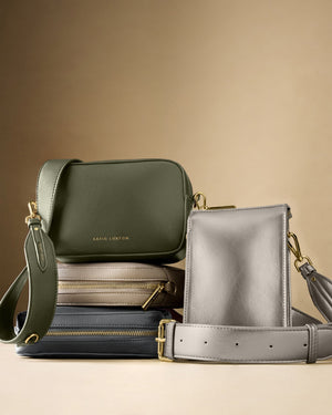 Katie Loxton | Avery Small Khaki Crossbody Bag