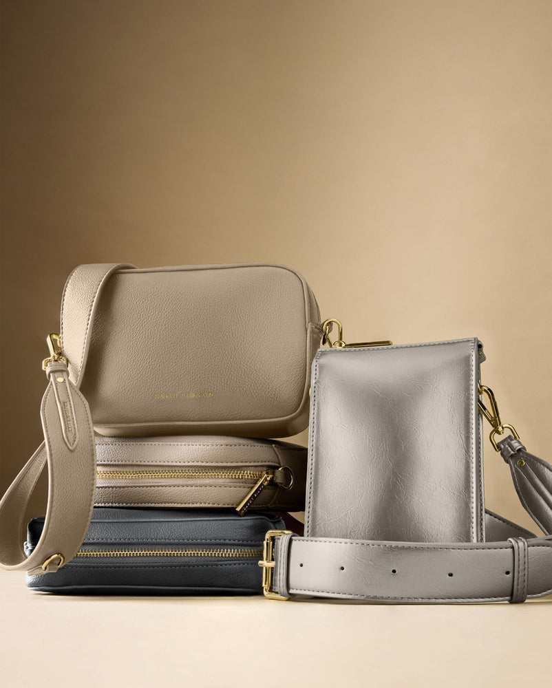 Katie Loxton | Avery Small Pewter Crossbody Bag