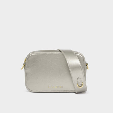 Katie Loxton | Avery Small Pewter Crossbody Bag
