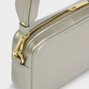 Katie Loxton | Avery Small Pewter Crossbody Bag
