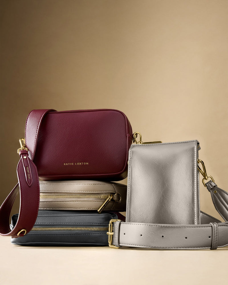 Katie Loxton | Avery Small Cherry Red Crossbody Bag