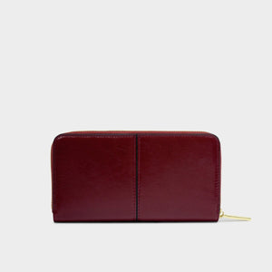 Katie Loxton | Patent Crackle Laila Purse in Cherry