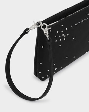 Katie Loxton | Nova Black Studded Clutch Bag
