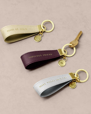 Katie Loxton | Sentiment Cherry Loop Keyring | Fabulous Friend