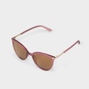 Katie Loxton | Ravello Cherry Transparent Round Sunglasses