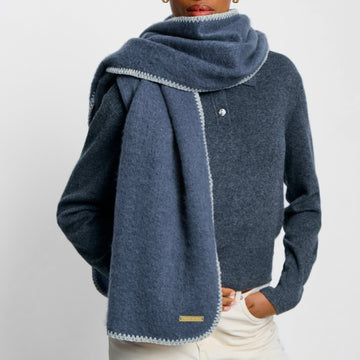 Katie Loxton | Whipstitch Navy Scarf