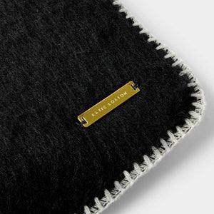 Katie Loxton | Black Whipstitch Scarf
