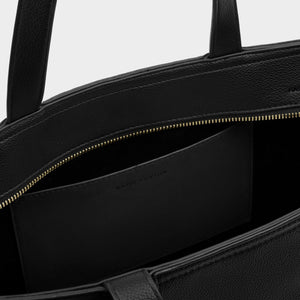 Katie Loxton | Taya Black Woven Tote Bag