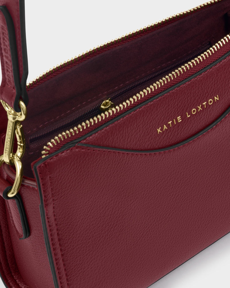 Katie Loxton | Alba Cherry Red Crossbody Bag