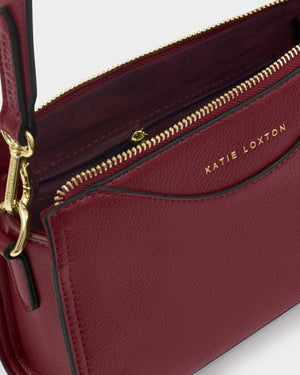 Katie Loxton | Alba Cherry Red Crossbody Bag