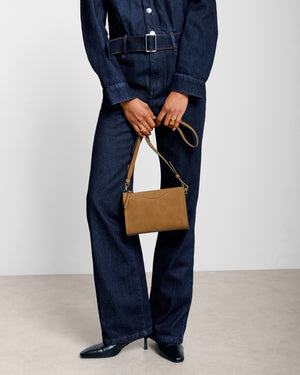 Katie Loxton | Alba Caramel Faux Suede Crossbody Bag