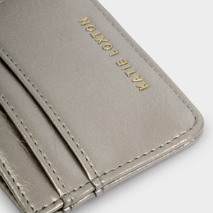 Katie Loxton | Nova Pewter Woven Cardholder