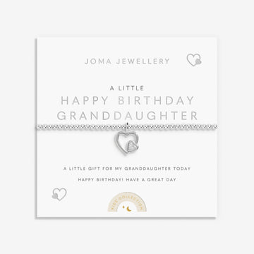 Joma Jewellery | Children’s Happy Birthday Granddaughter Bracelet