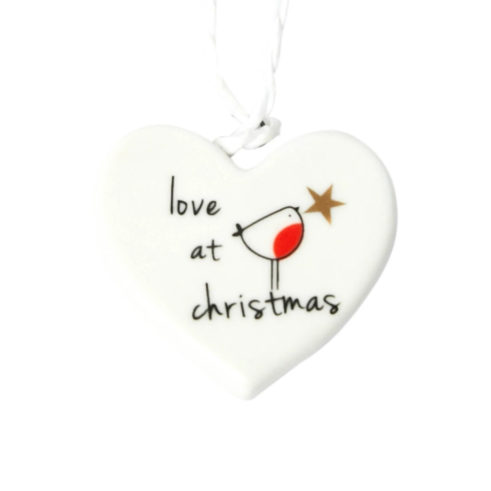 Belly Button Designs | Love At Christmas Mini Hanging Decoration
