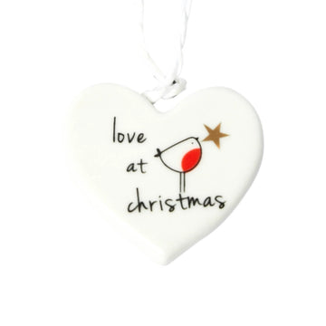 Belly Button Designs | Love At Christmas Mini Hanging Decoration