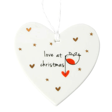 Belly Button Designs | Love At Christmas Hanging Decoration
