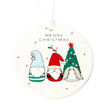 Belly Button Designs | Merry Christmas Gonks Hanging Decoration
