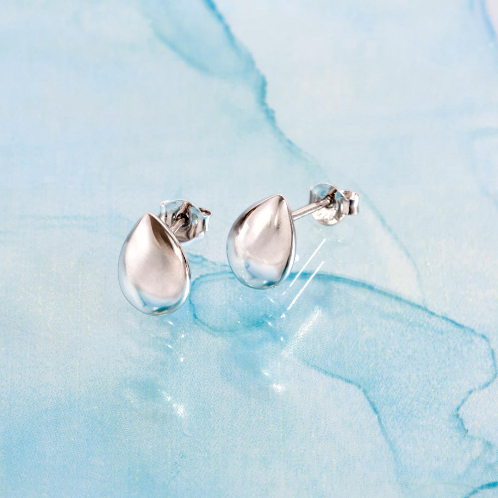 Kit Heath | Coast Pebble Smooth Stud Earrings