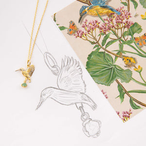 Laura Ashley | Llanelli Kingfisher Necklace