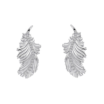 Laura Ashley | Plume Feather Stud Earrings