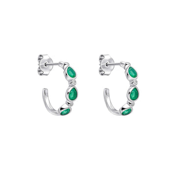Laura Ashley | Thornage Flowers Hoop Earrings