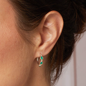 Laura Ashley | Thornage Flowers Hoop Earrings