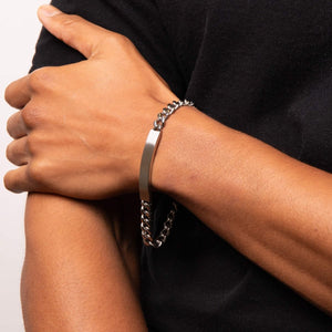 Fred Bennett | Stainless Steel ID Bar Bracelet