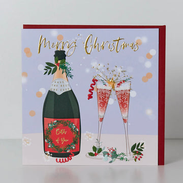 Belly Button Designs | Champagne Merry Christmas