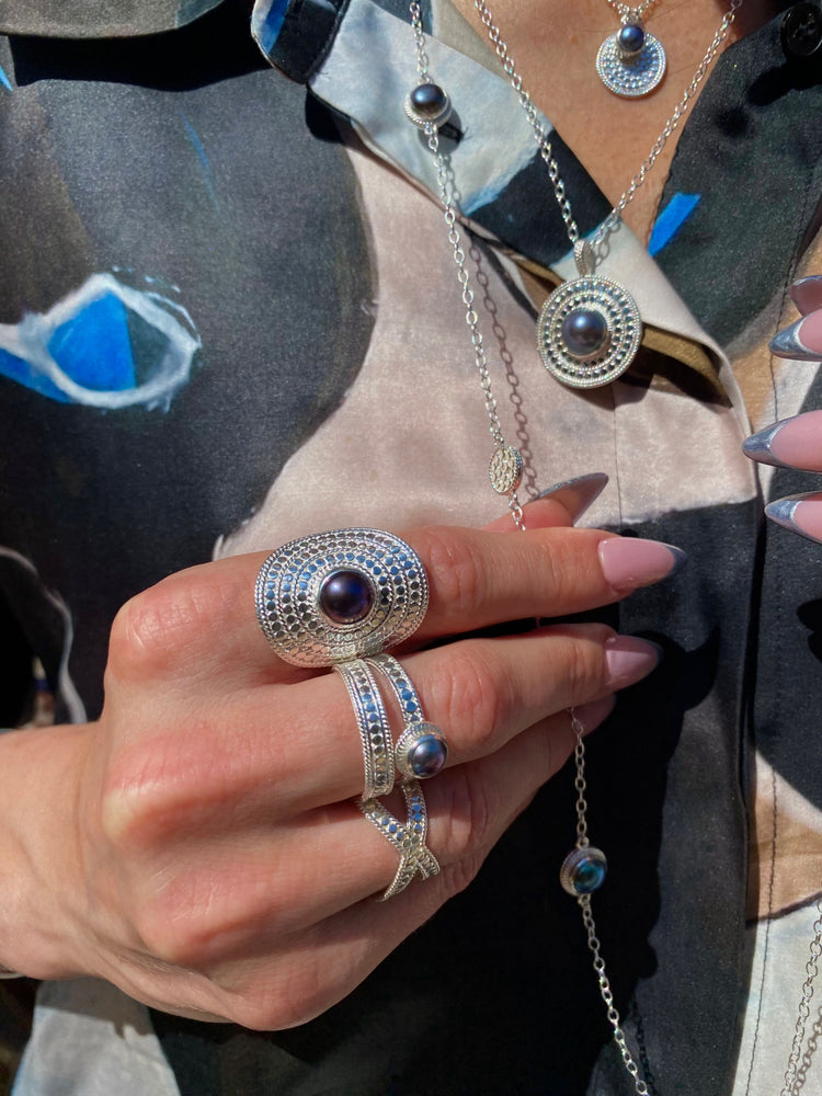 Anna Beck | Blue Pearl Ring