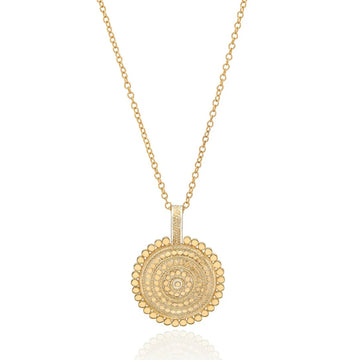 Anna Beck | Scallop Disk Necklace
