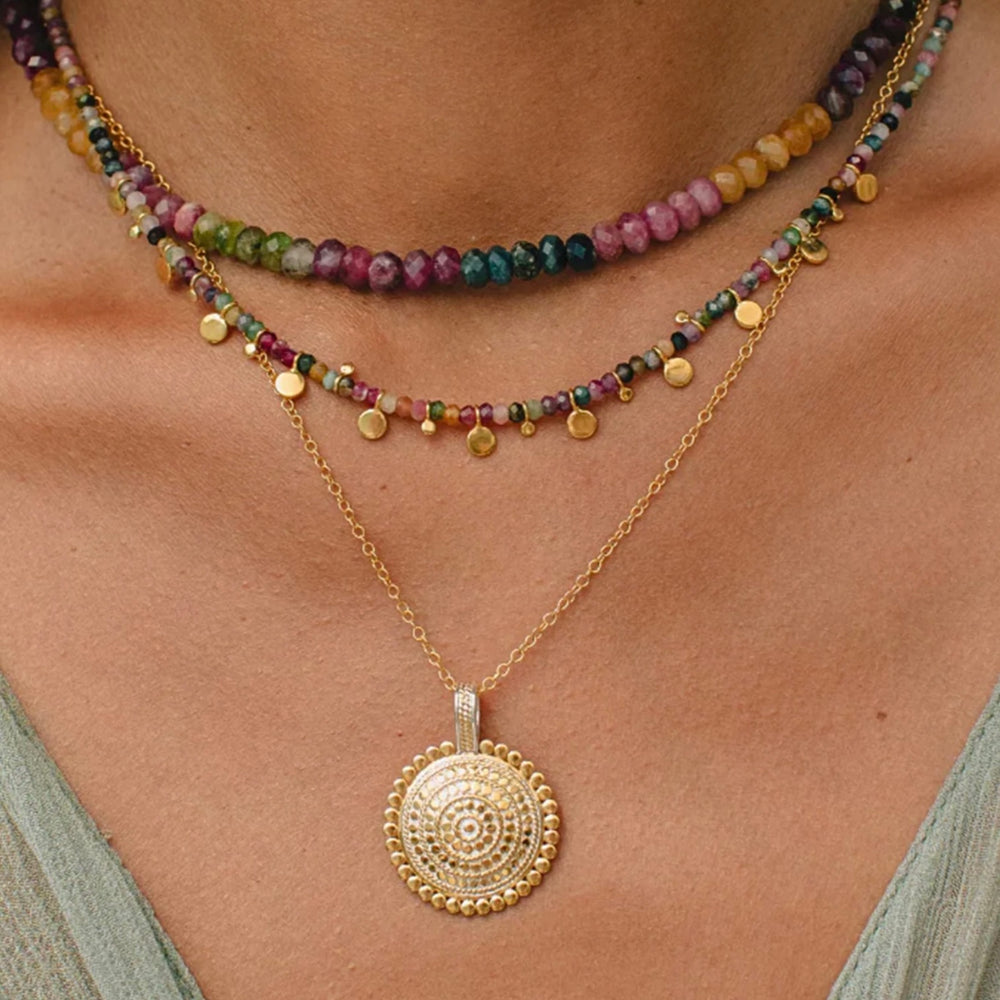Anna Beck | Scallop Disk Necklace