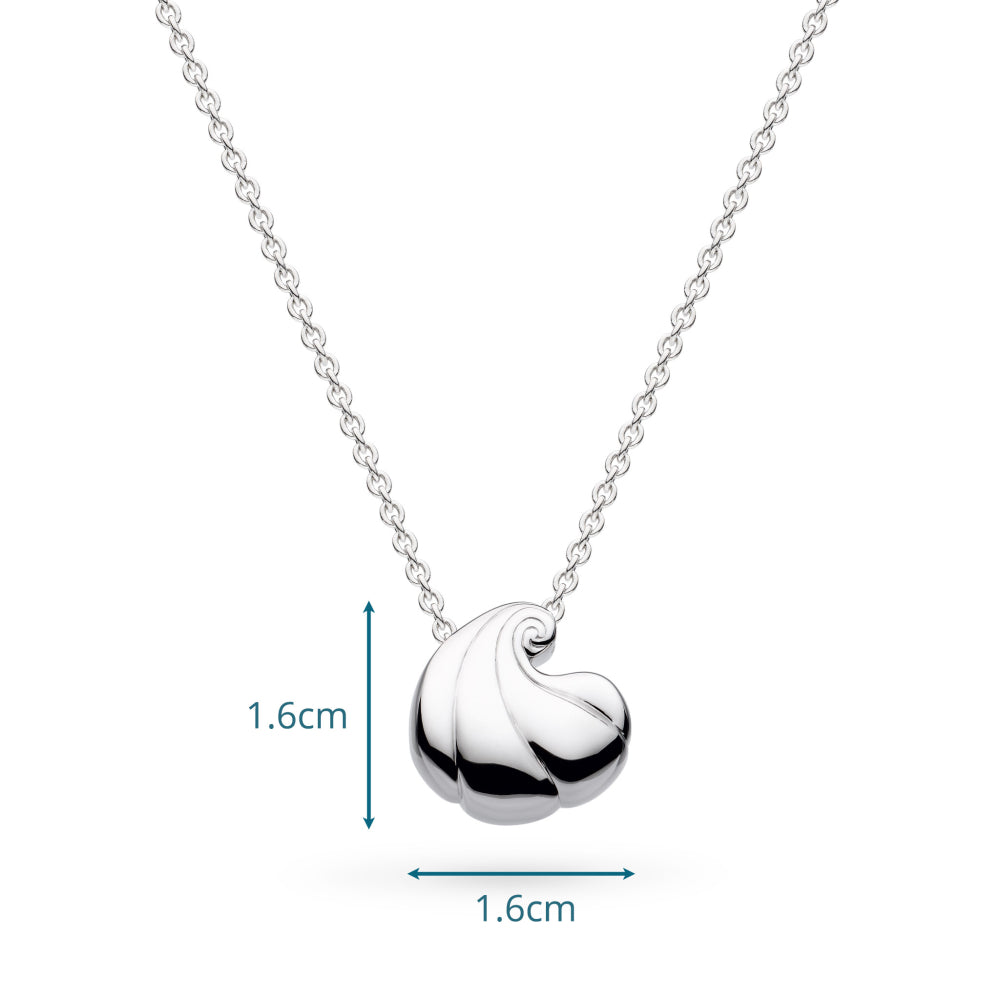 Kit Heath | Sterling Silver Ocean Inspired Spiral Necklace