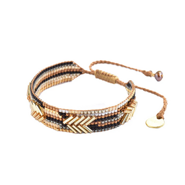 Mishky | Chevron Black Small Bracelet