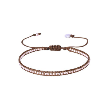 Mishky | Pulsera Brown Row Bracelet