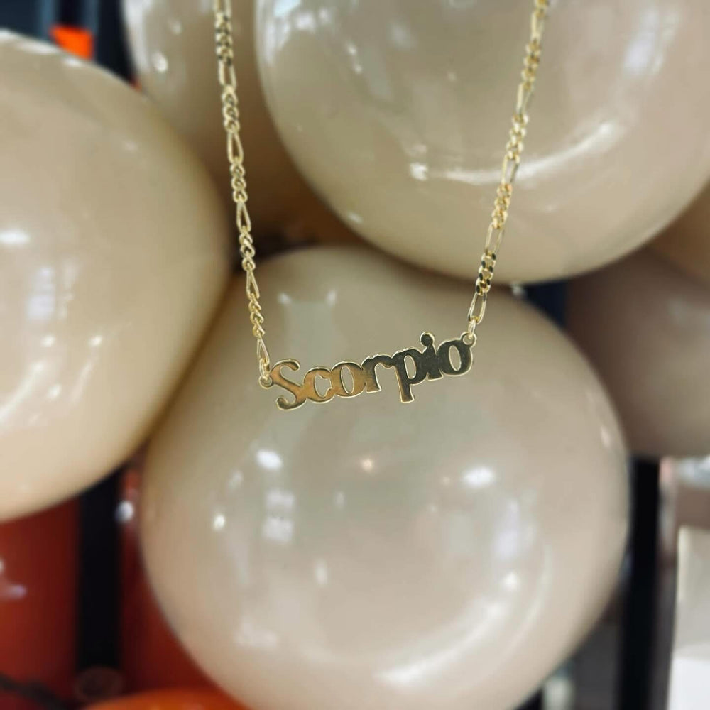 Zodiac Scorpio Necklace (October 23rd - November 21st)