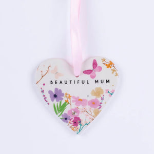 Belly Button Designs | Ceramic Heart Hanging Decoration | Beautiful Mum
