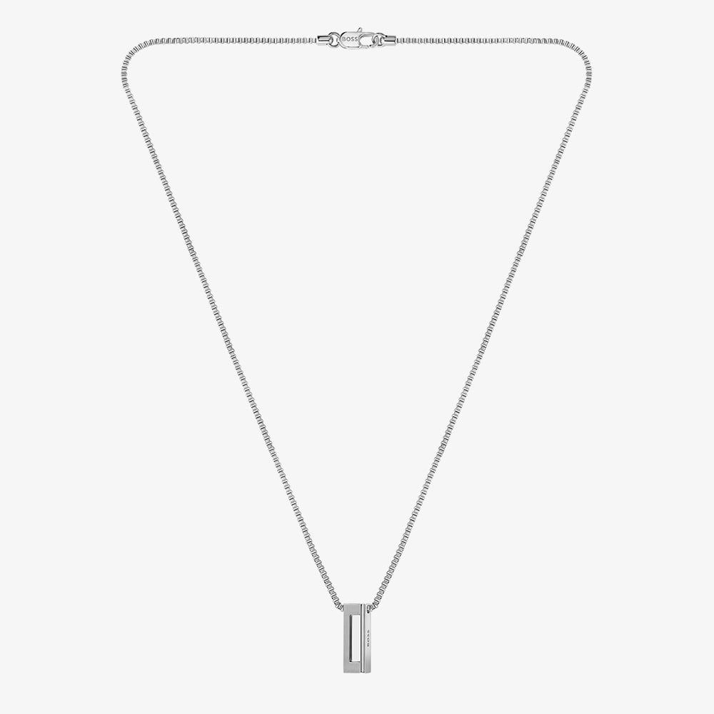 Boss | Candor Stainless Steel Bar Necklace