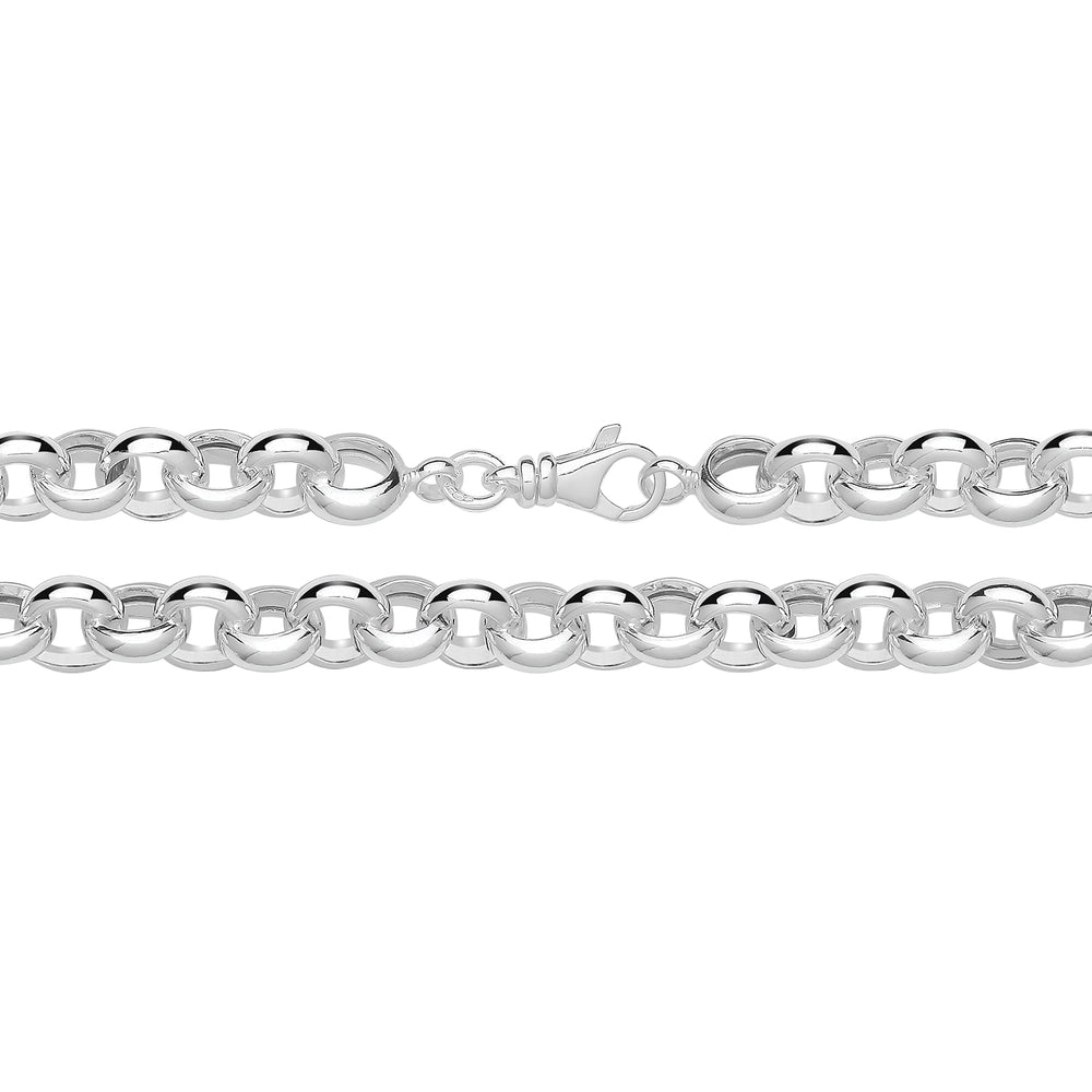Sterling Silver Hallow Belcher Chain