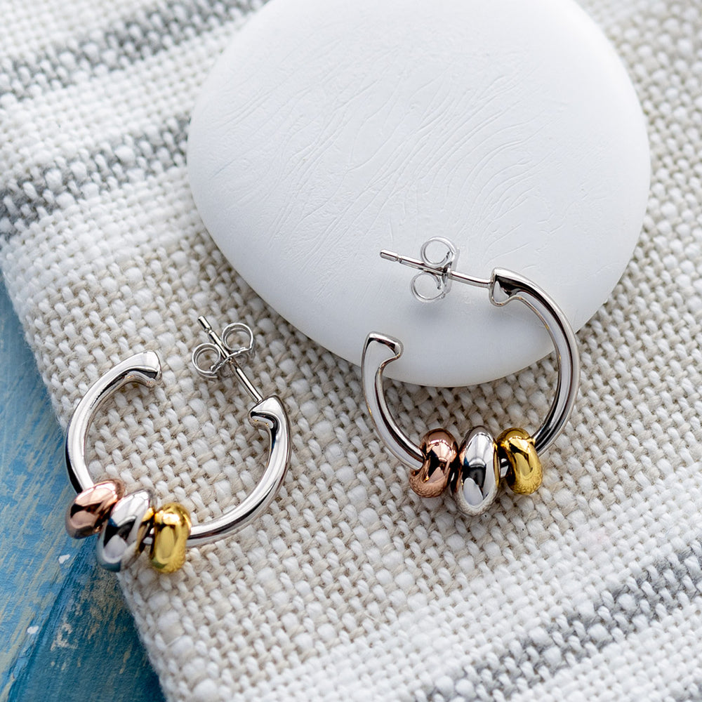 Kit Heath | Tumble Golden Hoop Earrings