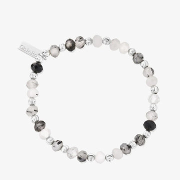 ChloBo | Balanced Energy Black Rutilated Quartz Bracelet