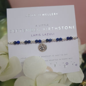 Joma Jewellery | Children’s September Birthstone Bracelet