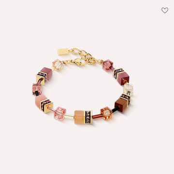 Coeur De Lion | Geocube Iconic Gold Blush Bracelet